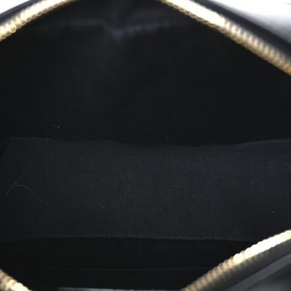 Saint Laurent Calfskin Matelasse Monogram Lou Camera Bag Black 5 of 11