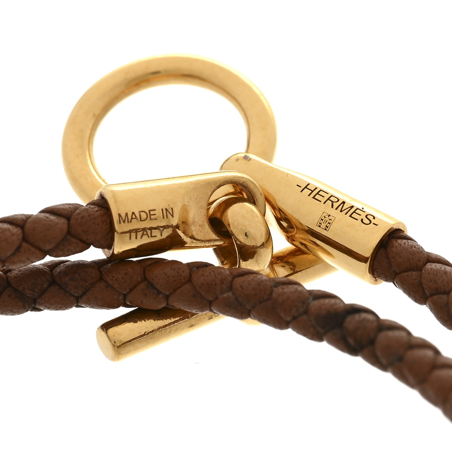Hermes Swift Glenan Double Tour Bracelet T2 Gold 4 of 6