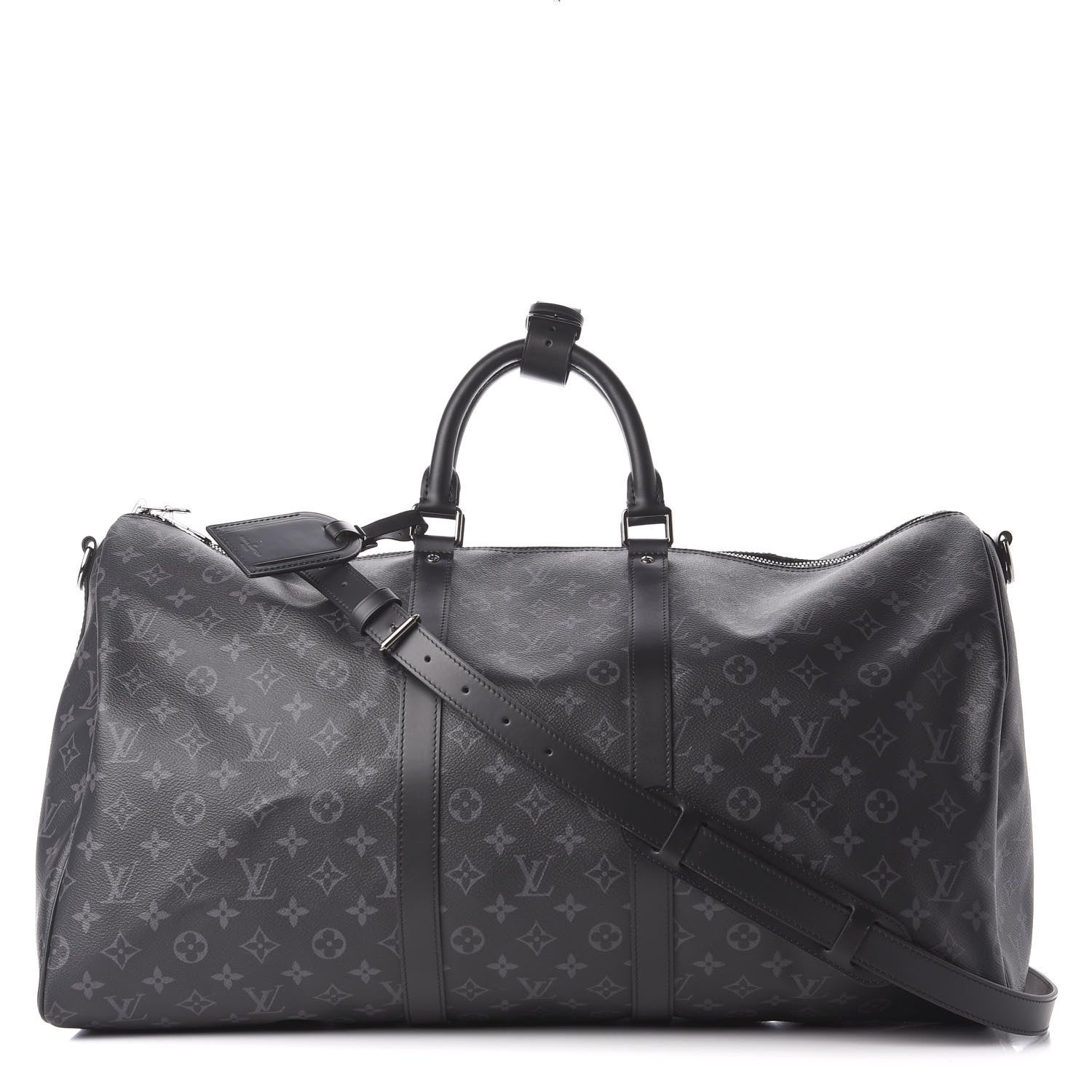Louis Vuitton Monogram Eclipse Keepall Bandouliere 55 1 of 9