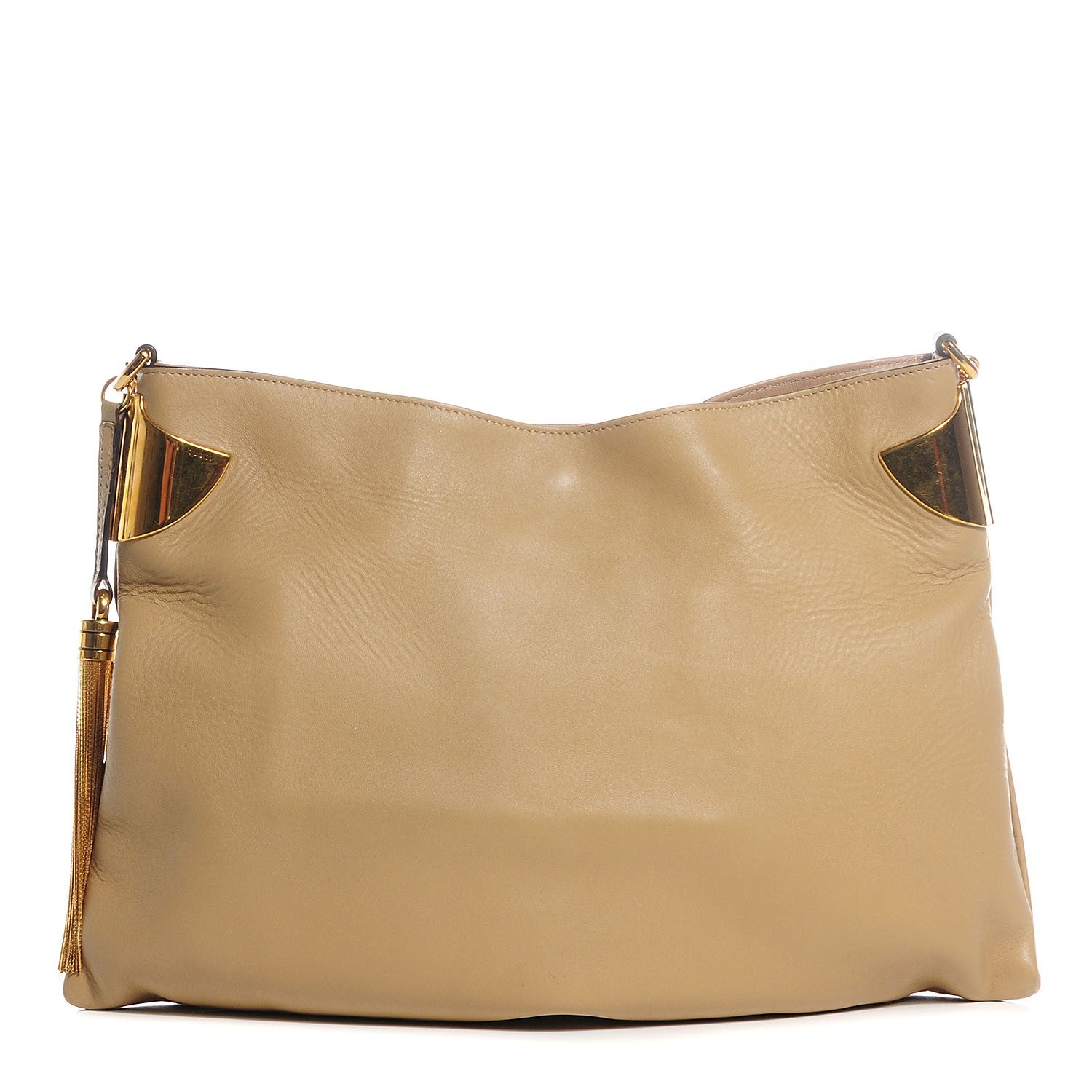 Gucci Lambskin Medium 1970 Shoulder Bag Beige 1 of 7
