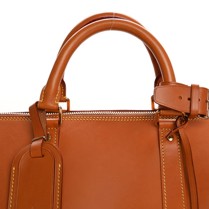 Louis Vuitton Nomade Teck Keepall 50 Caramel 7 of 10