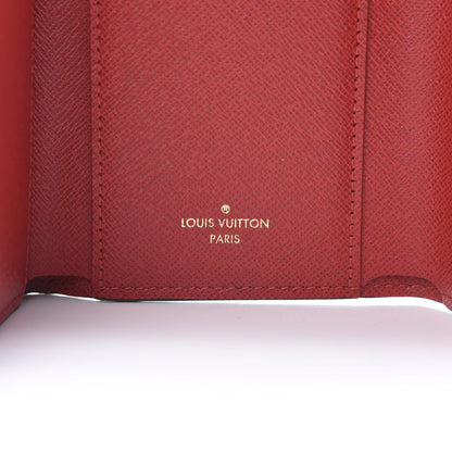 Louis Vuitton Damier Ebene Victorine Wallet Cherry 6 of 9
