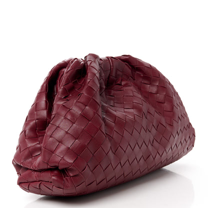 Bottega Veneta Nappa Maxi Intrecciato The Pouch Oversized Clutch Bordeaux 3 of 11