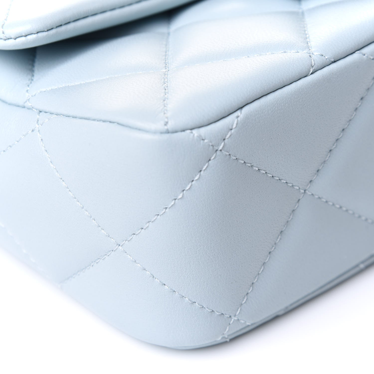 Chanel Lambskin Quilted Mini My Perfect Flap Light Blue 8 of 10