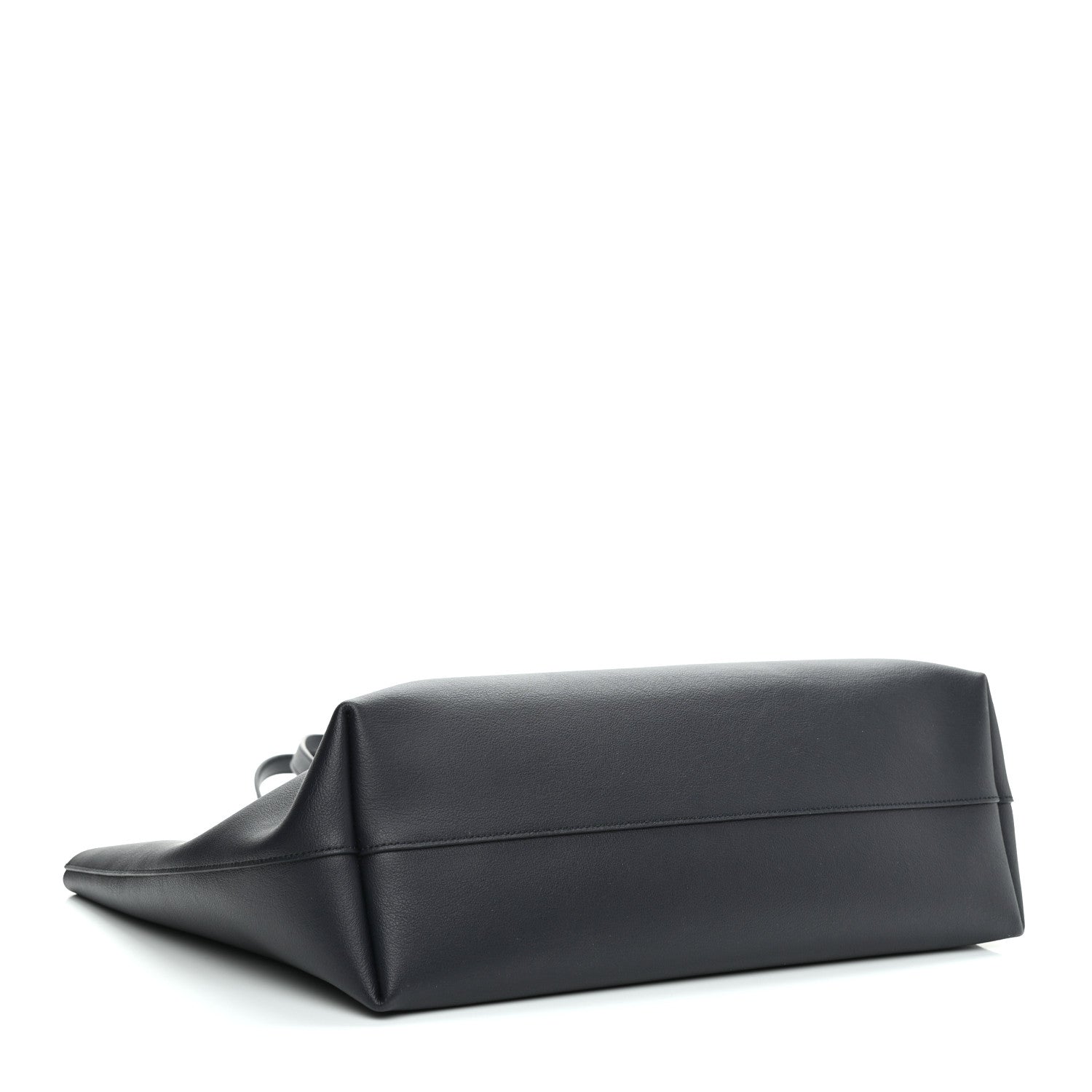 Saint Laurent Calfskin Large Shopping Tote Deep Marine 5 of 11