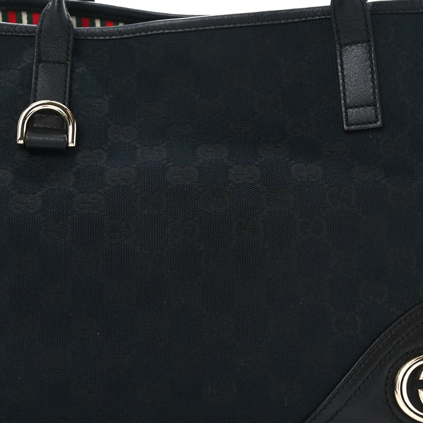 Monogram Medium New Britt Tote Black