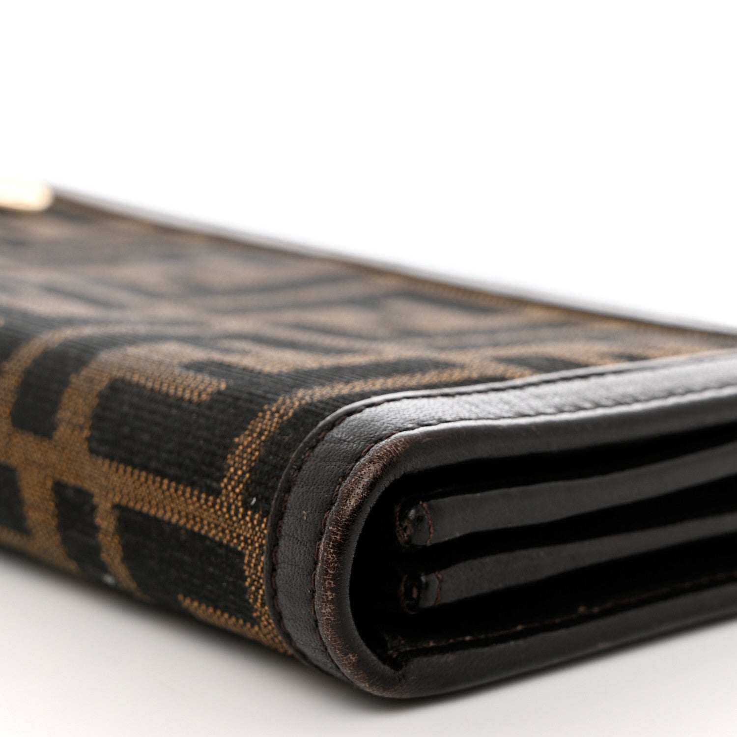 Fendi Zucca Continental Wallet Tobacco 9 of 11
