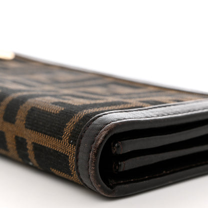 Fendi Zucca Continental Wallet Tobacco 9 of 11
