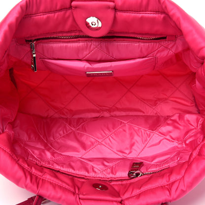 Prada Tessuto Nylon Bomber Tote Fuxia 6 of 10