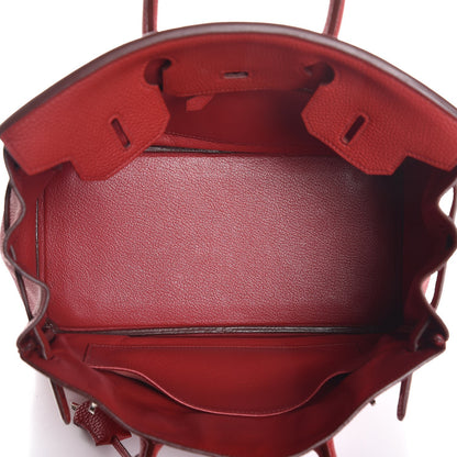 Hermes Togo Birkin 30 Rouge Garance 7 of 37
