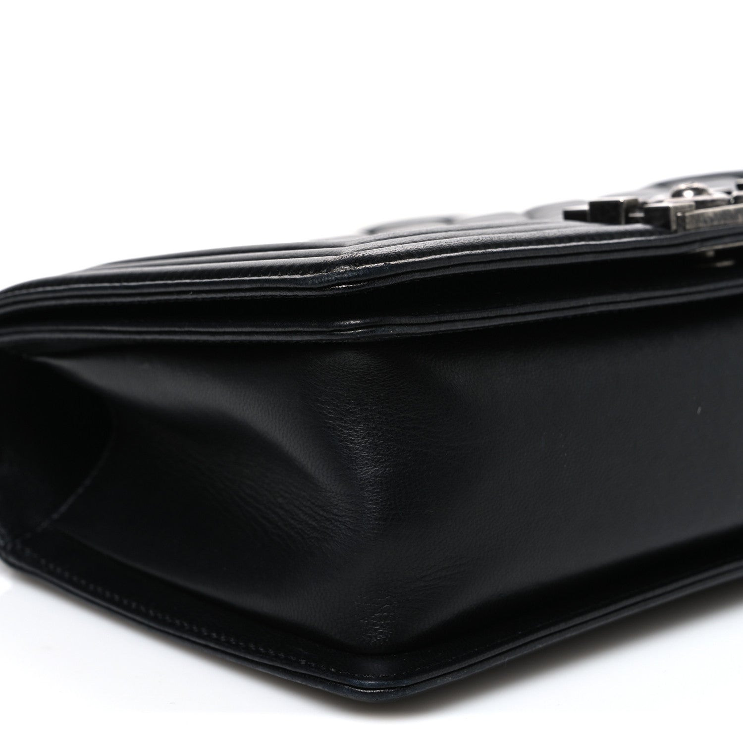 Chanel Lambskin Quilted Medium Boy Flap Black 9 of 10