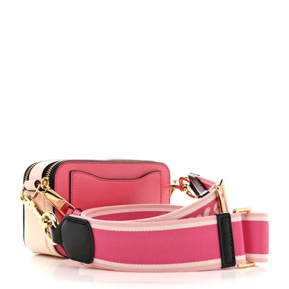 Marc Jacobs Saffiano Small Snapshot Camera Bag Pink Multicolor 3 of 12