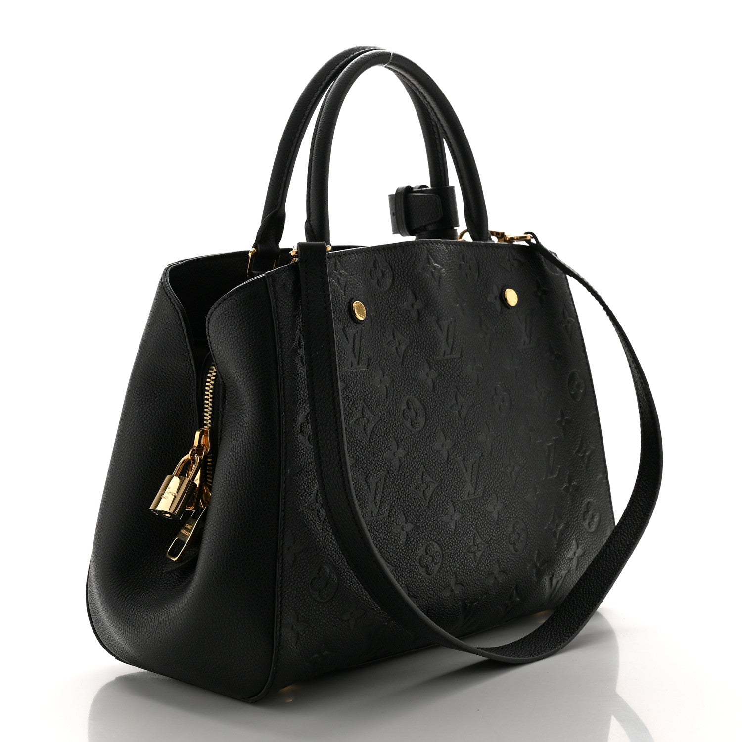 Louis Vuitton Empreinte Montaigne MM Black 3 of 10
