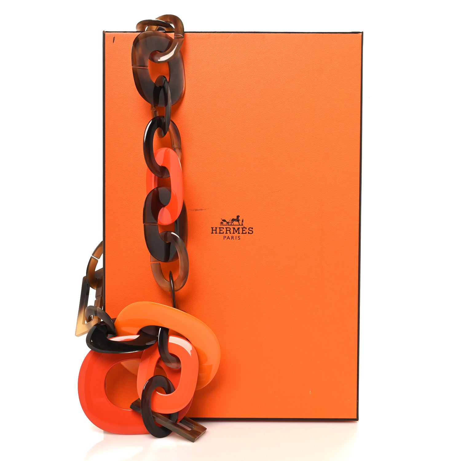 Hermes Buffalo Horn Isidore Necklace 5 of 5