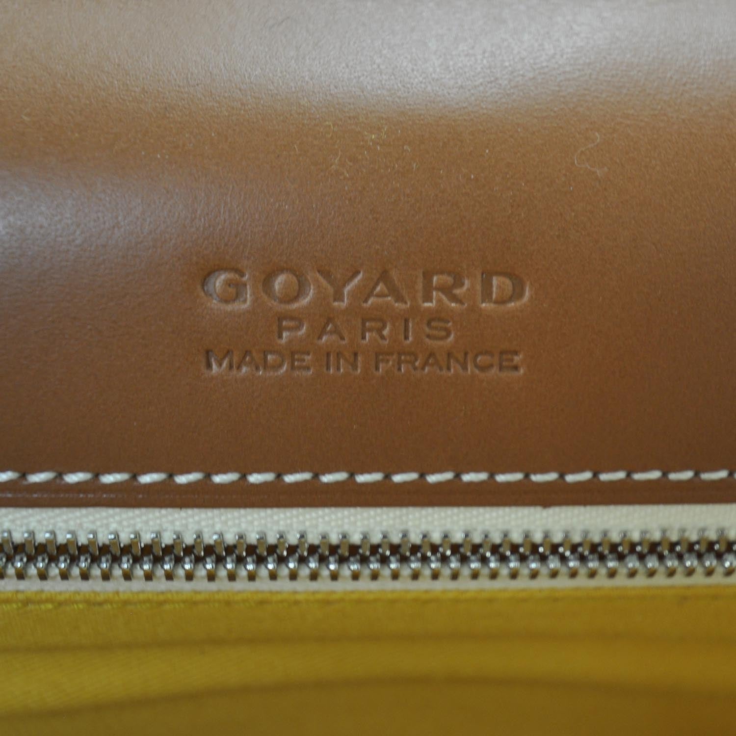 Goyard Goyardine Belvedere MM Messenger Bag Black Gold 5 of 5