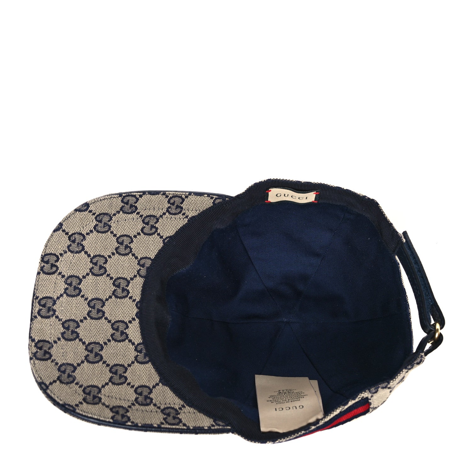 Gucci Monogram Web Baseball Hat L Beige Blue 6 of 7