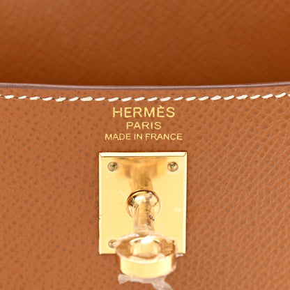 Hermes Epsom Kelly Sellier 25 Gold 6 of 11