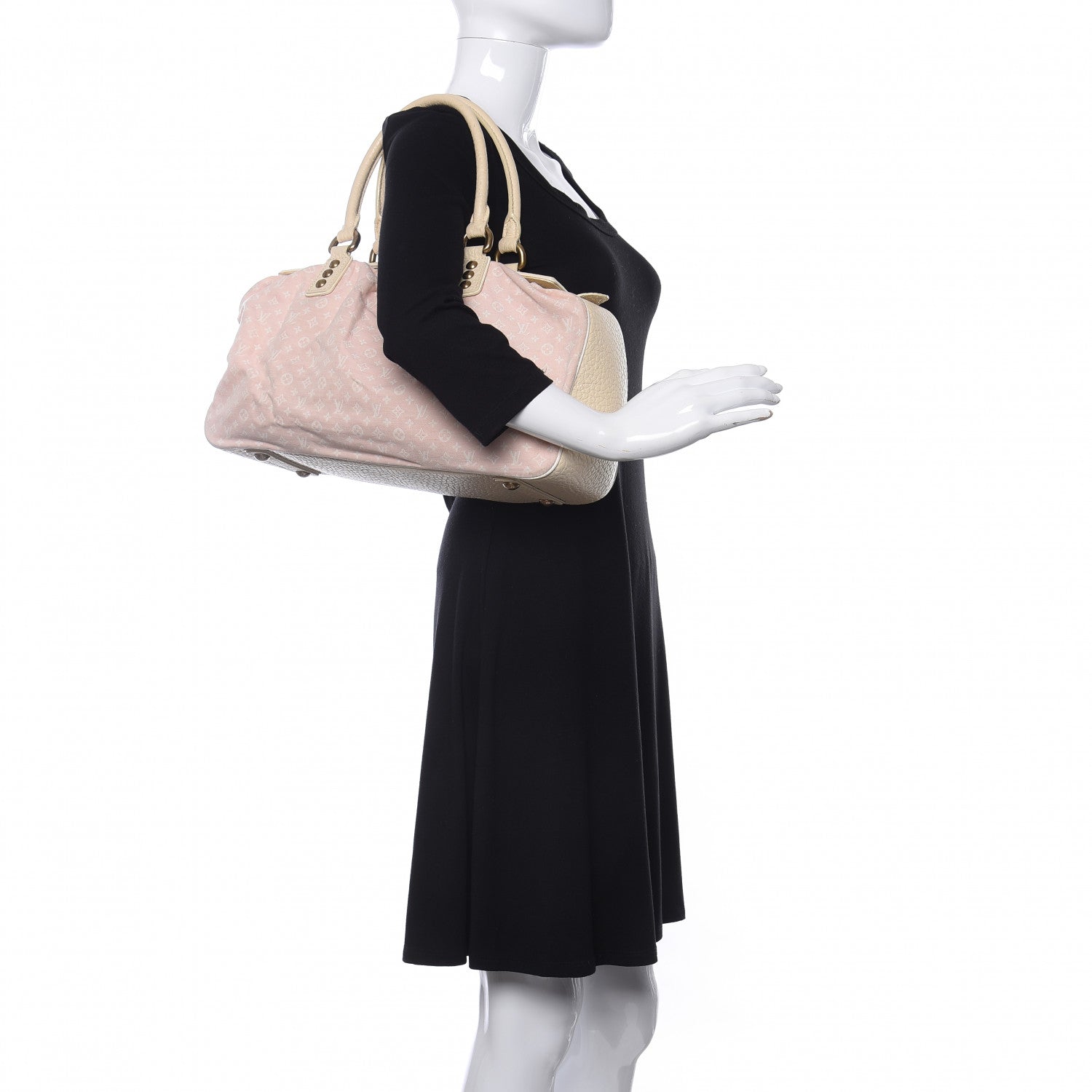 Louis Vuitton Mini Lin Trapeze GM Rose 2 of 9