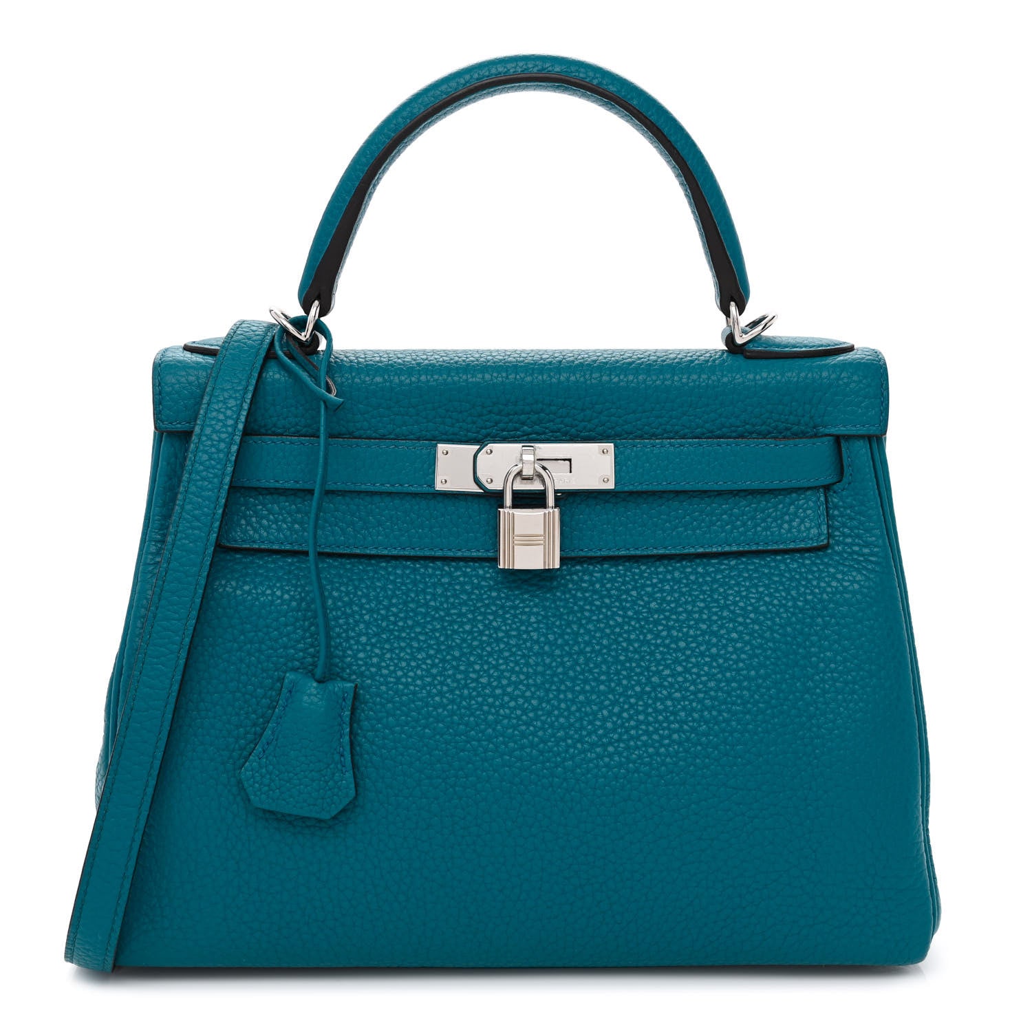 Hermes Taurillon Clemence Kelly Retourne 28 Bleu Izmir 1 of 10