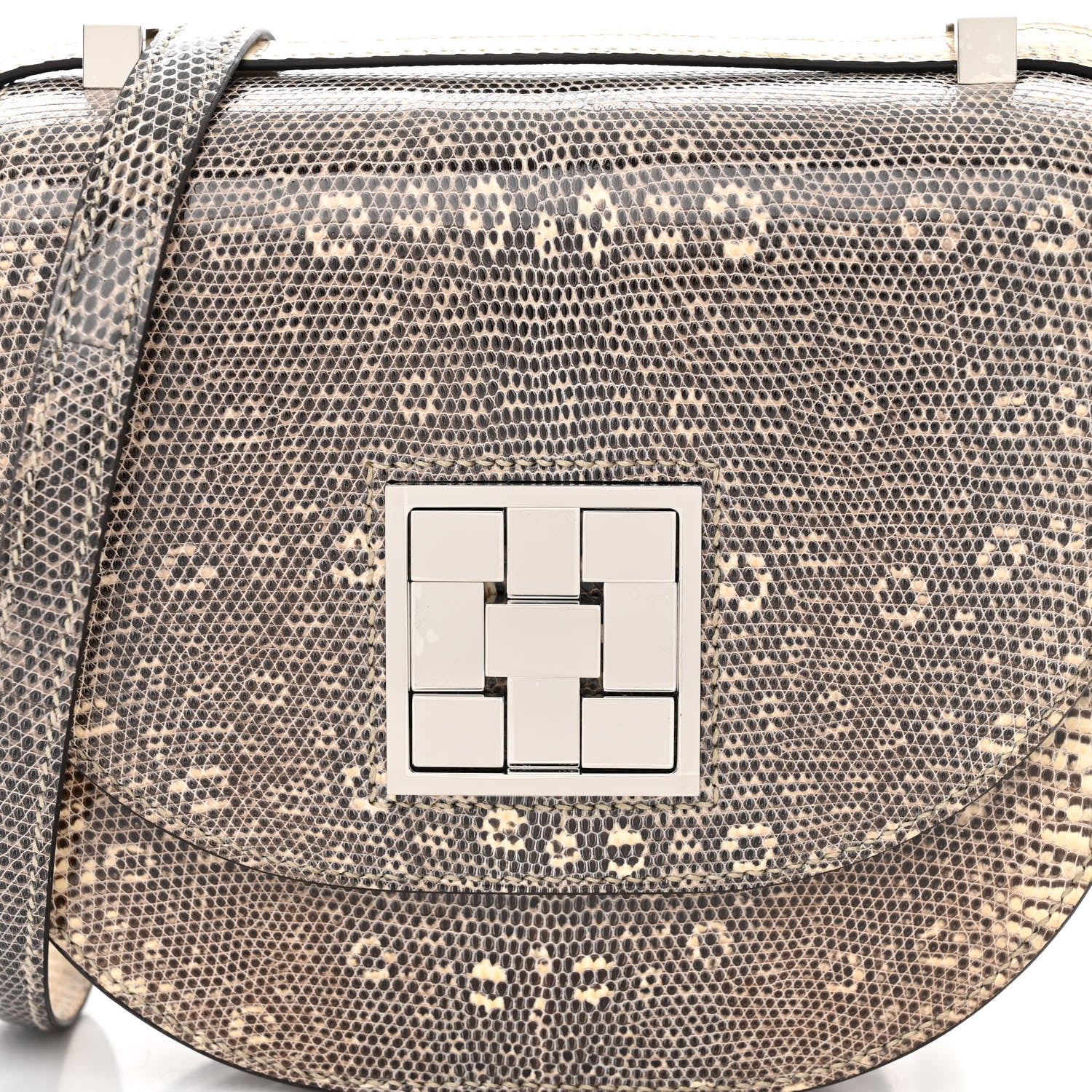 Hermes Lizard Mosaique Au 24-17 Ombre Vert Fonce 8 of 10