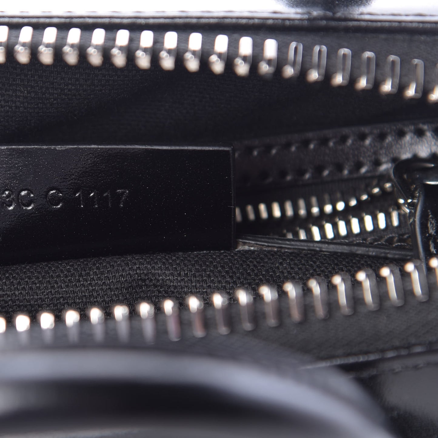 Shiny Lord Calfskin Mini Antigona Black
