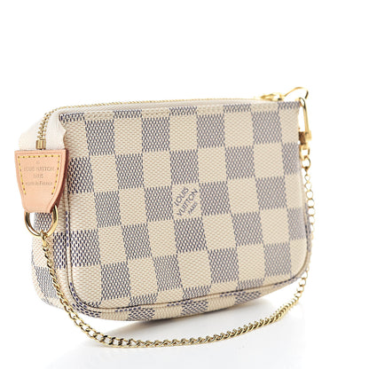 Louis Vuitton Damier Azur Mini Pochette Accessories 3 of 8
