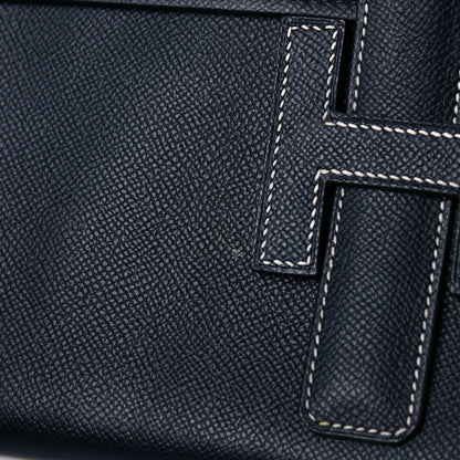 Hermes Epsom Jige PM Clutch Bleu Nuit 12 of 16