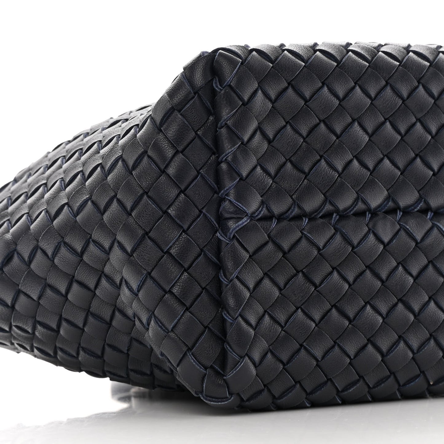 BOTTEGA VENETA Nappa Intrecciato Mini Cabat Black