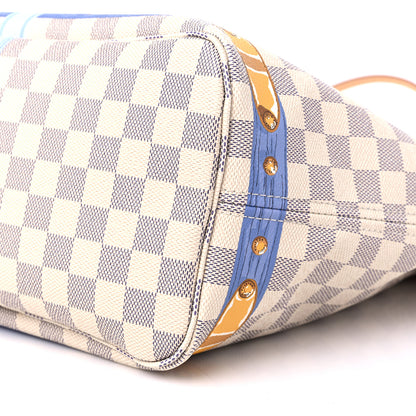 Louis Vuitton Damier Azur Summer Trunks Neo Neverfull MM 9 of 10