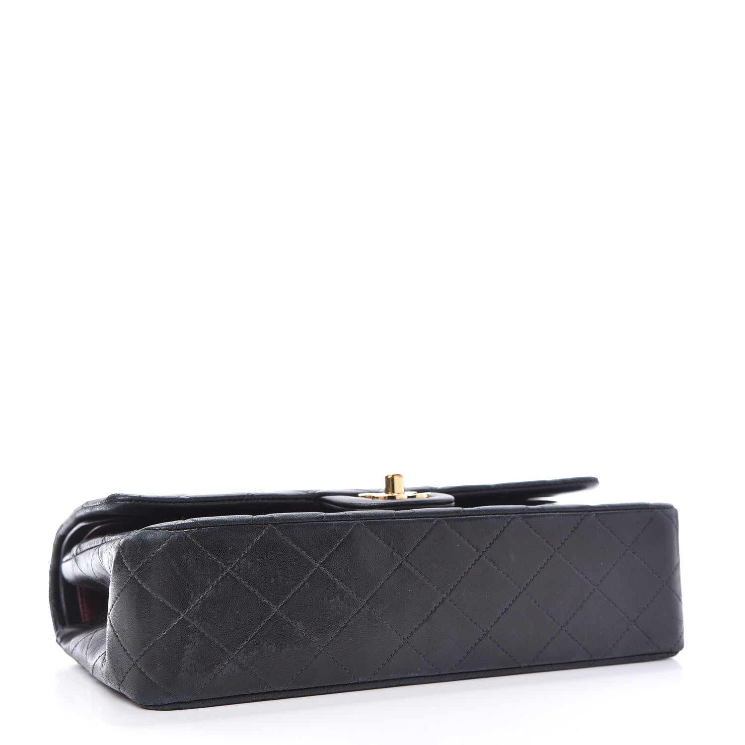 Chanel Lambskin Quilted Medium Double Flap Navy 4 of 10
