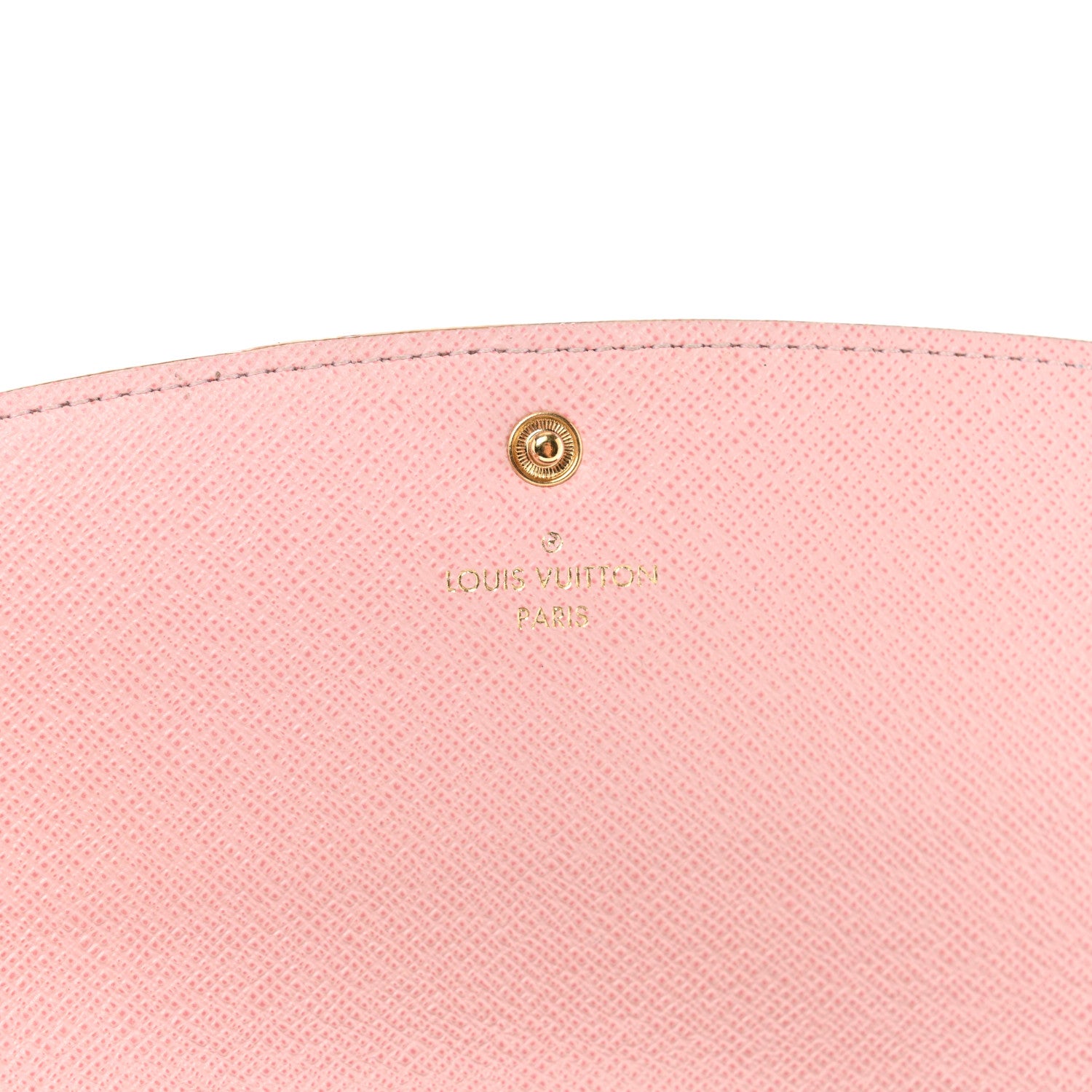 Louis Vuitton Damier Azur Emilie Wallet Rose Ballerine 6 of 10