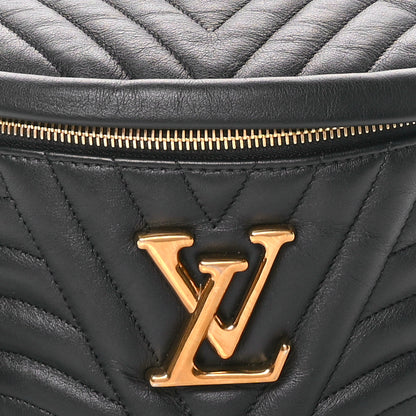 Louis Vuitton Calfskin Quilted New Wave Bumbag Black 7 of 9