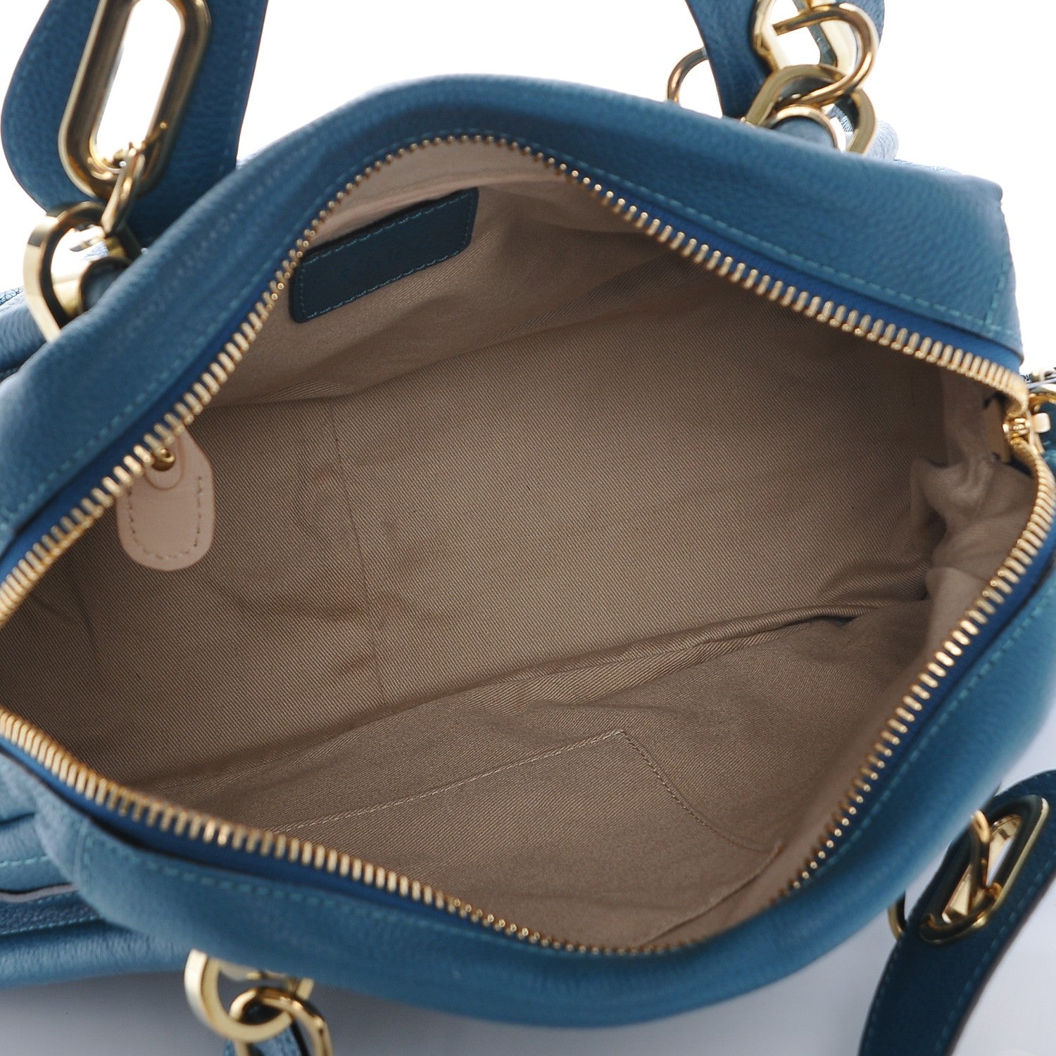 Chloe Calfskin Medium Paraty Peacock Blue 5 of 7