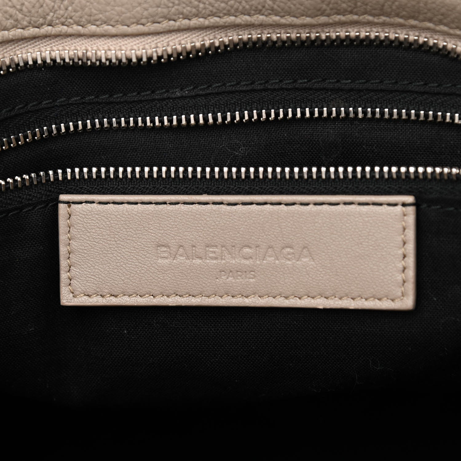 Balenciaga Chevre Silver Metallic Edge Hardware City Beige Dune Argille 7 of 9