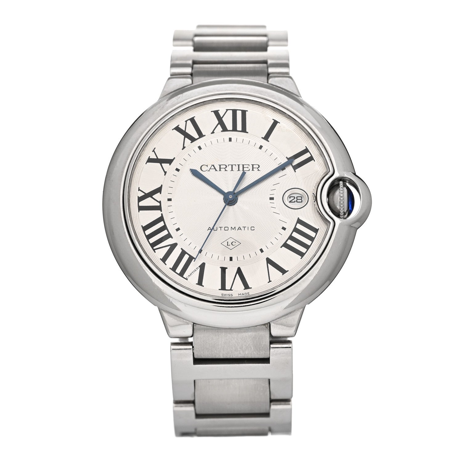 Cartier Stainless Steel 42mm Ballon Bleu De Cartier Automatic Watch 1 of 5