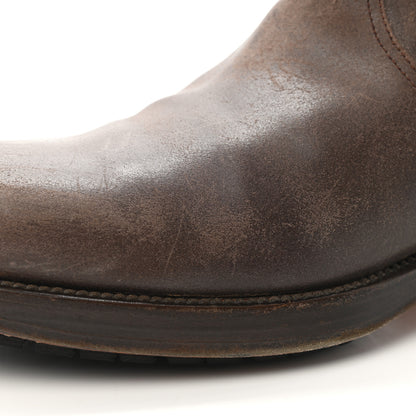 Hermes Etriviere Calfskin Lodge Boots 40 Havane 10 of 17