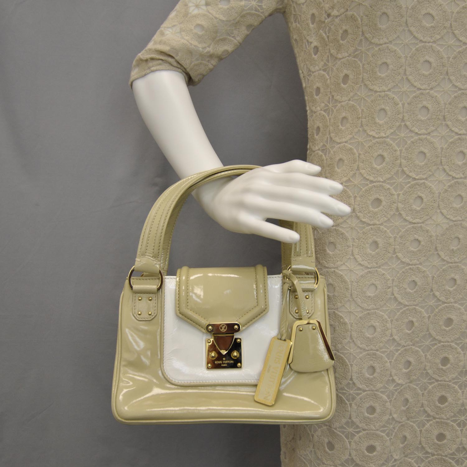 Louis Vuitton Sac Bi-Colore PM Beige 2 of 7