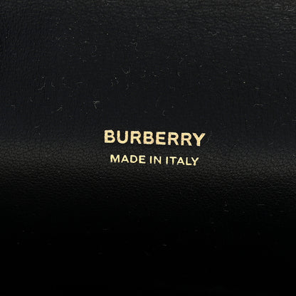 Burberry Calfskin Nylon Tartan Micro Olympia Card Case Bright Red 6 of 8