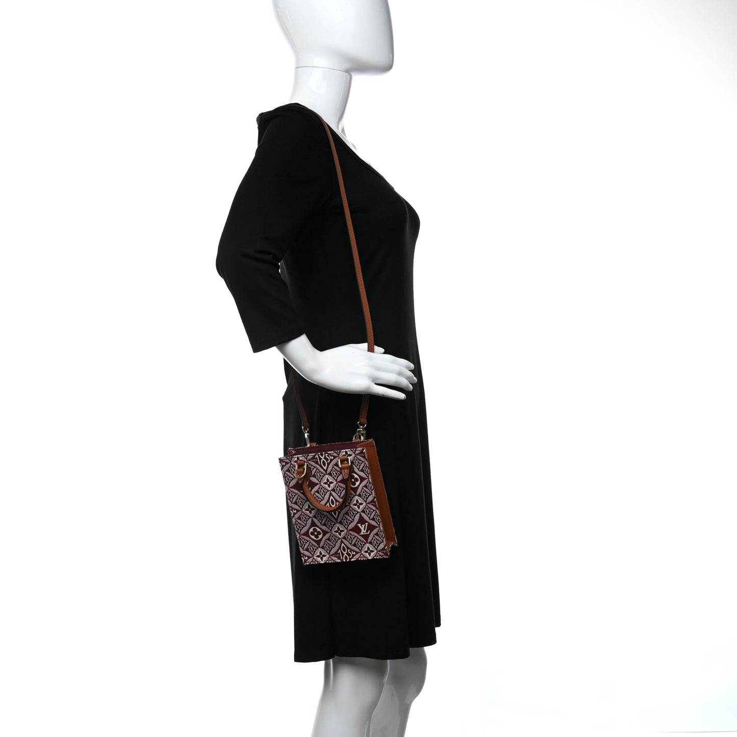 Jacquard Since 1854 Petit Sac Plat Bordeaux