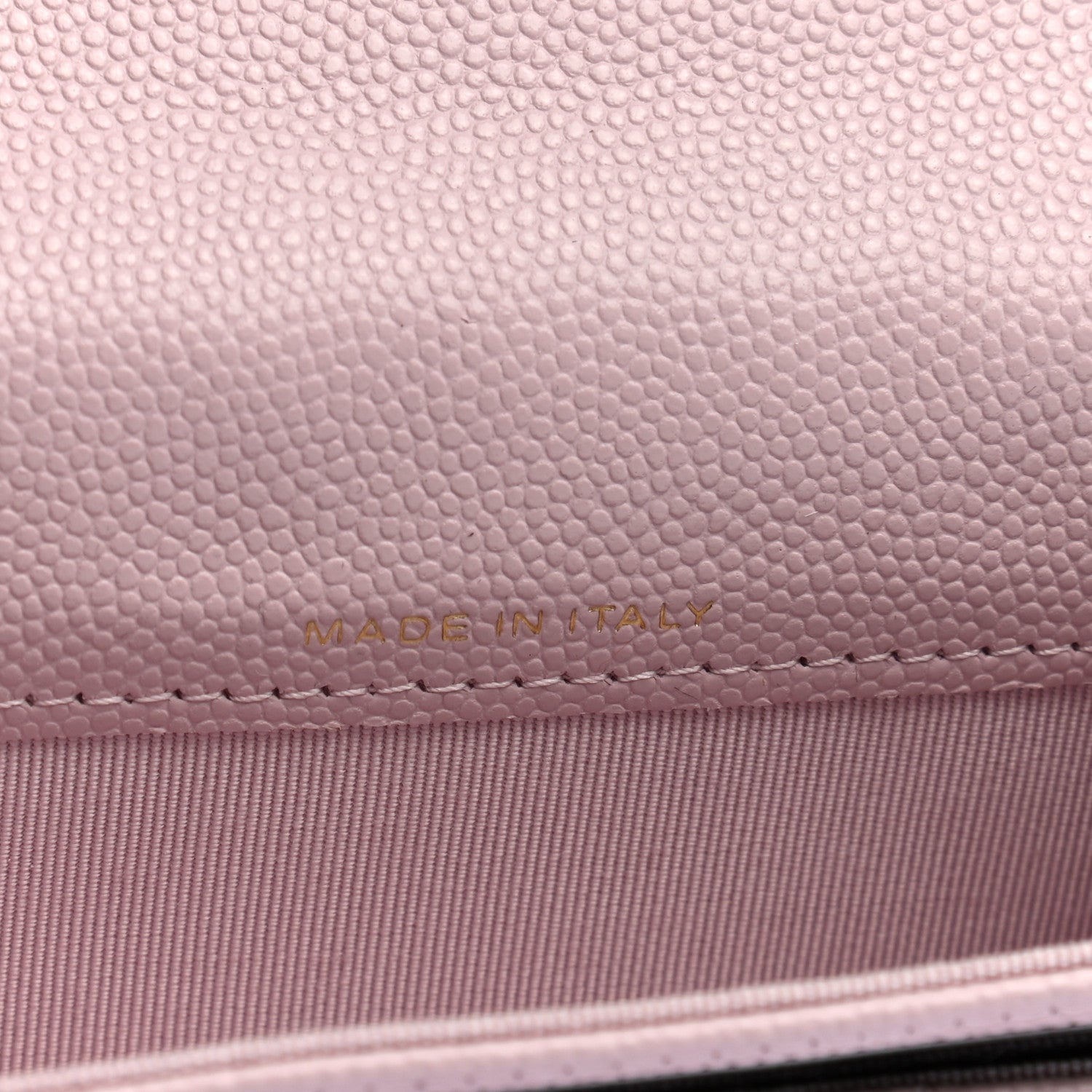 Chanel Caviar Quilted Flap Card Holder Wallet Light Pink 7 of 8