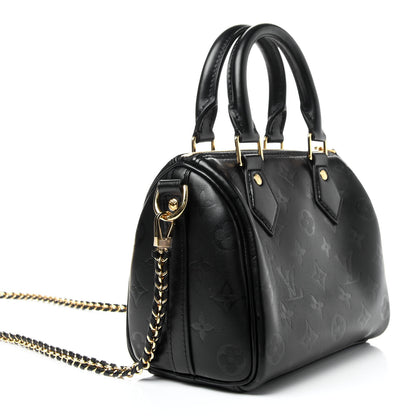 Louis Vuitton Monogram Ink Speedy BB Black 2 of 5