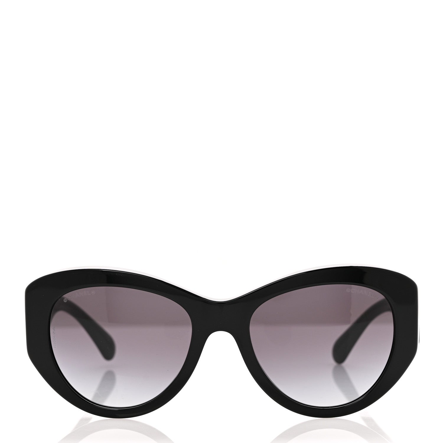 Chanel Acetate Butterfly Large CC Sunglasses 5492 Black 2 of 7