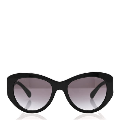Chanel Acetate Butterfly Large CC Sunglasses 5492 Black 2 of 7