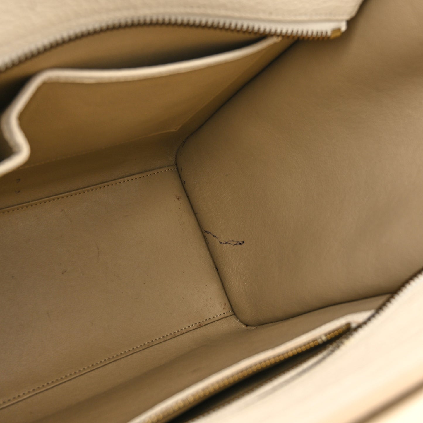 Goatskin Micro Luggage White