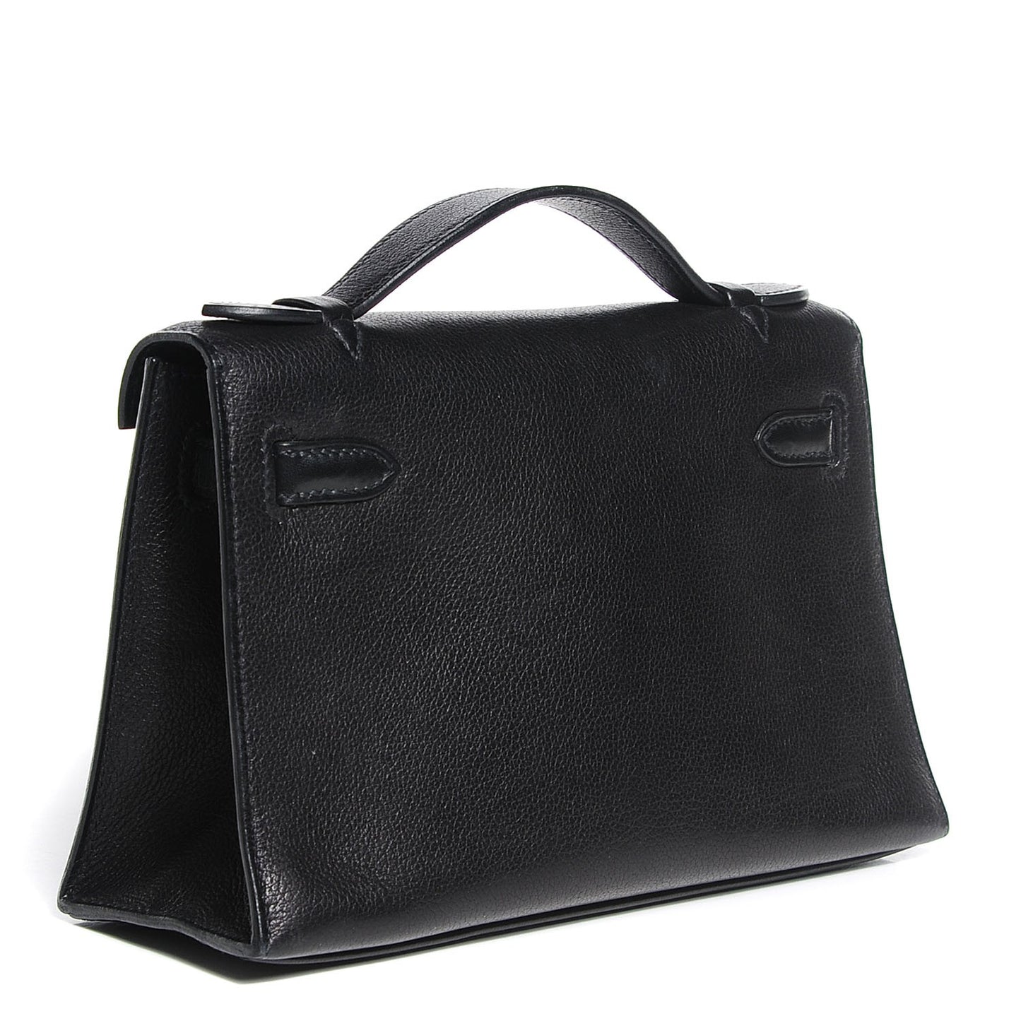 Chevre Mysore Kelly Pochette Clutch Black