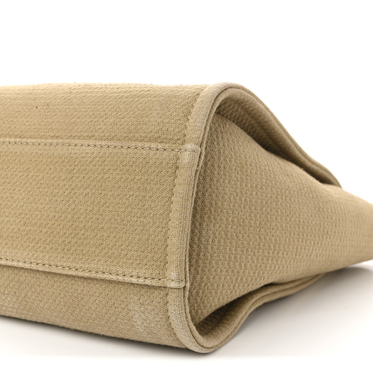 Canvas Small Deauville Tote Beige