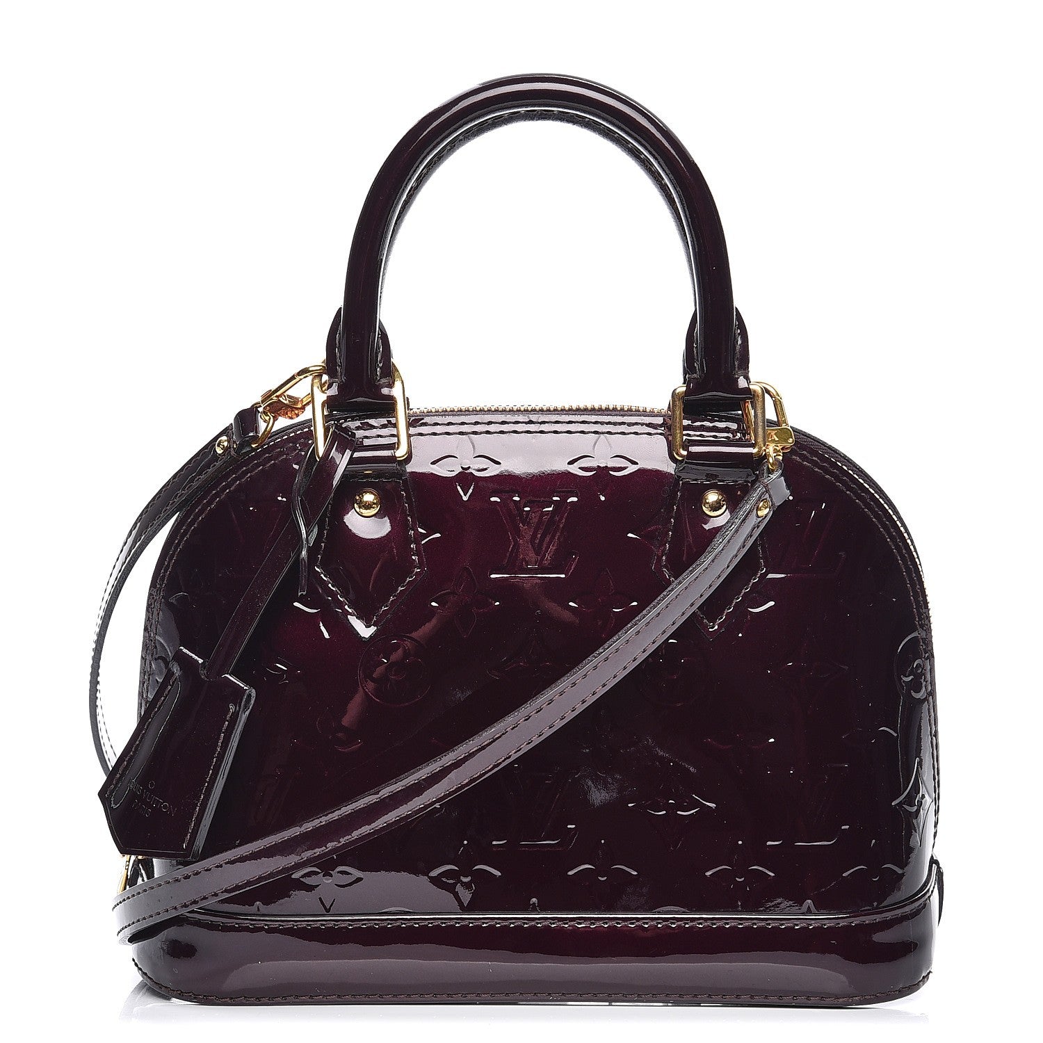 Louis Vuitton Vernis Alma BB Amarante 1 of 10