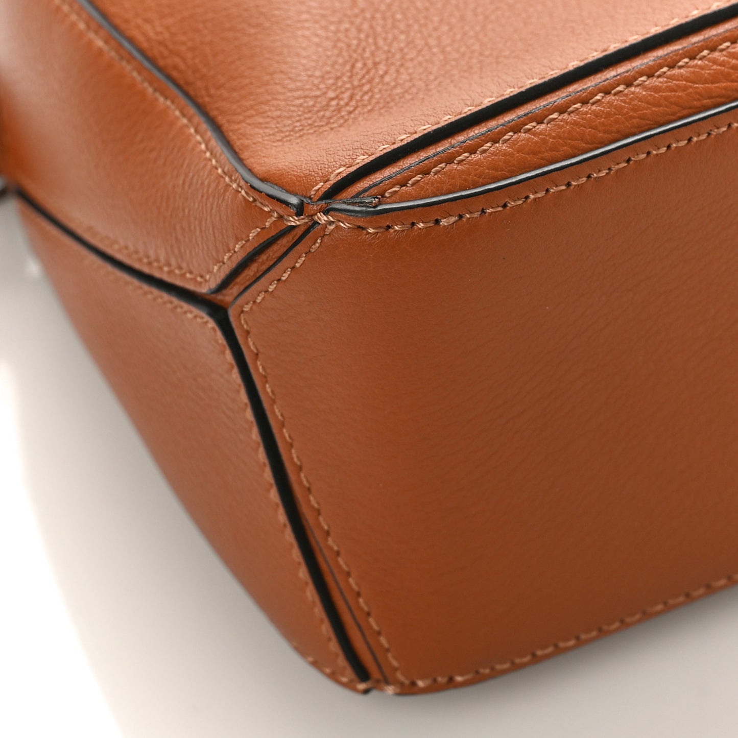 Calfskin Mini Puzzle Bag Tan