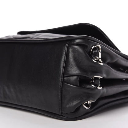 Chanel Calfskin Diagonal Ligne Flap Black 7 of 9