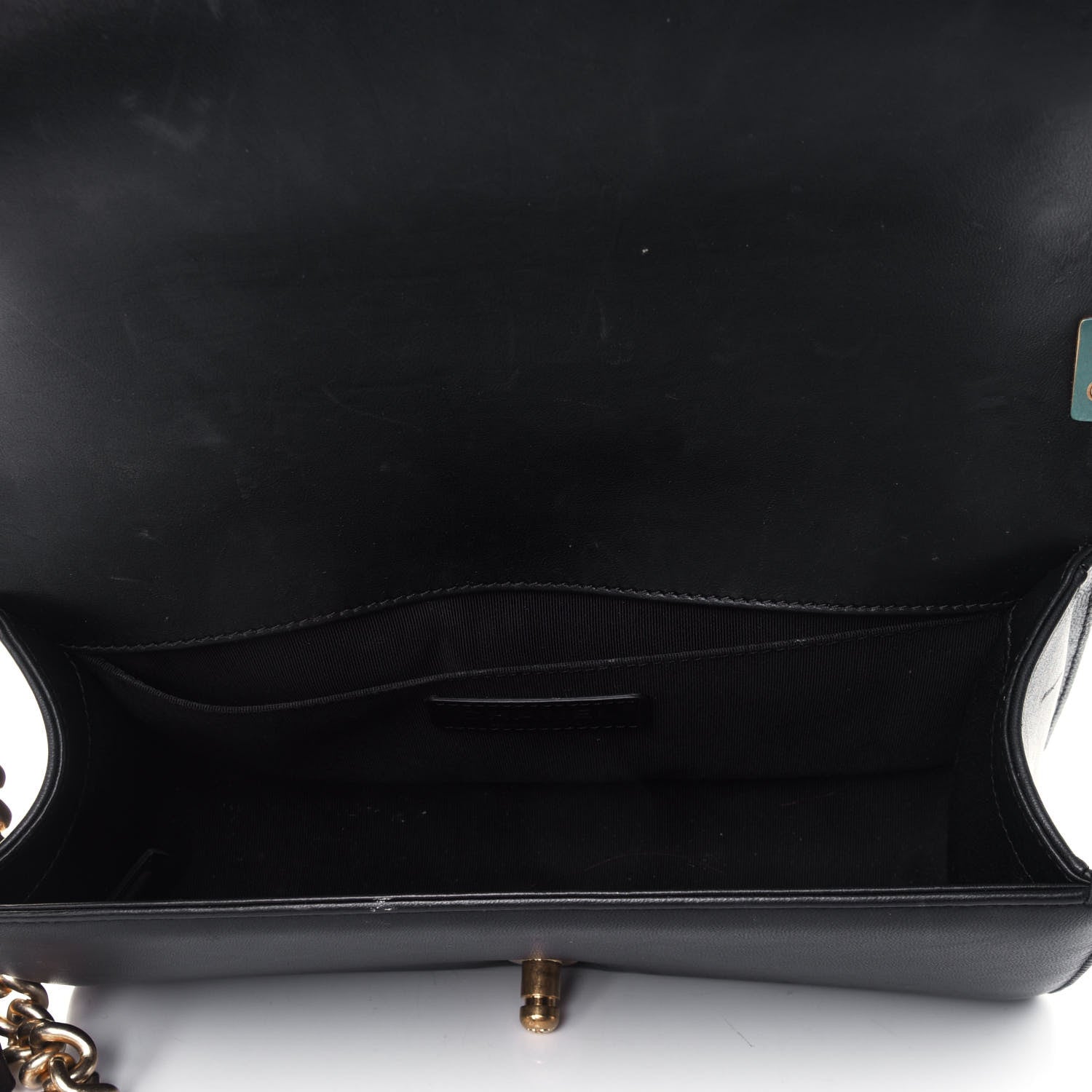 Chanel Lambskin Quilted Medium Boy Flap Black 4 of 4